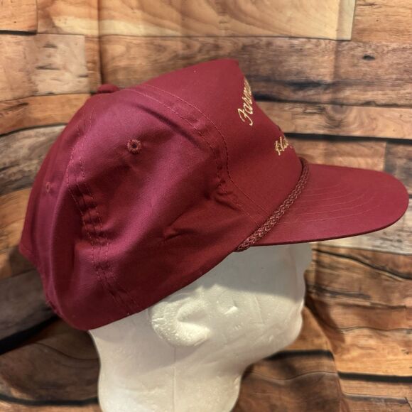 Farmers Elevator Happy Texas Vintage Red Hat Cap Agriculture Grain Snapback - Picture 2 of 7